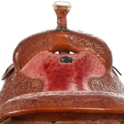 NRS Used 15.5in Cowboy Classic Full Floral Team Roper -Equestrian Supplies Sale 01 855TR 3