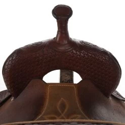 NRS Used 14in Allen Ranch Barrel Saddle -Equestrian Supplies Sale 02 295BR 2