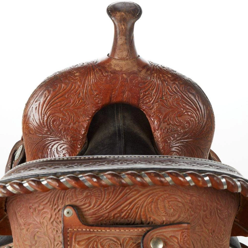 NRS Used 13 Circle Y Tammy Fischer Treeless Barrel Saddle 3 NRS Used 13 Circle Y Tammy Fischer Treeless Barrel Saddle - Image 3