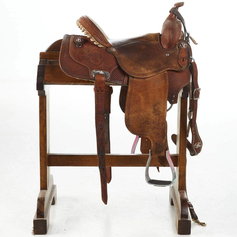 NRS Used 14in Martin Saddlery Barrel Saddle 2 NRS Used 14in Martin Saddlery Barrel Saddle - Image 2