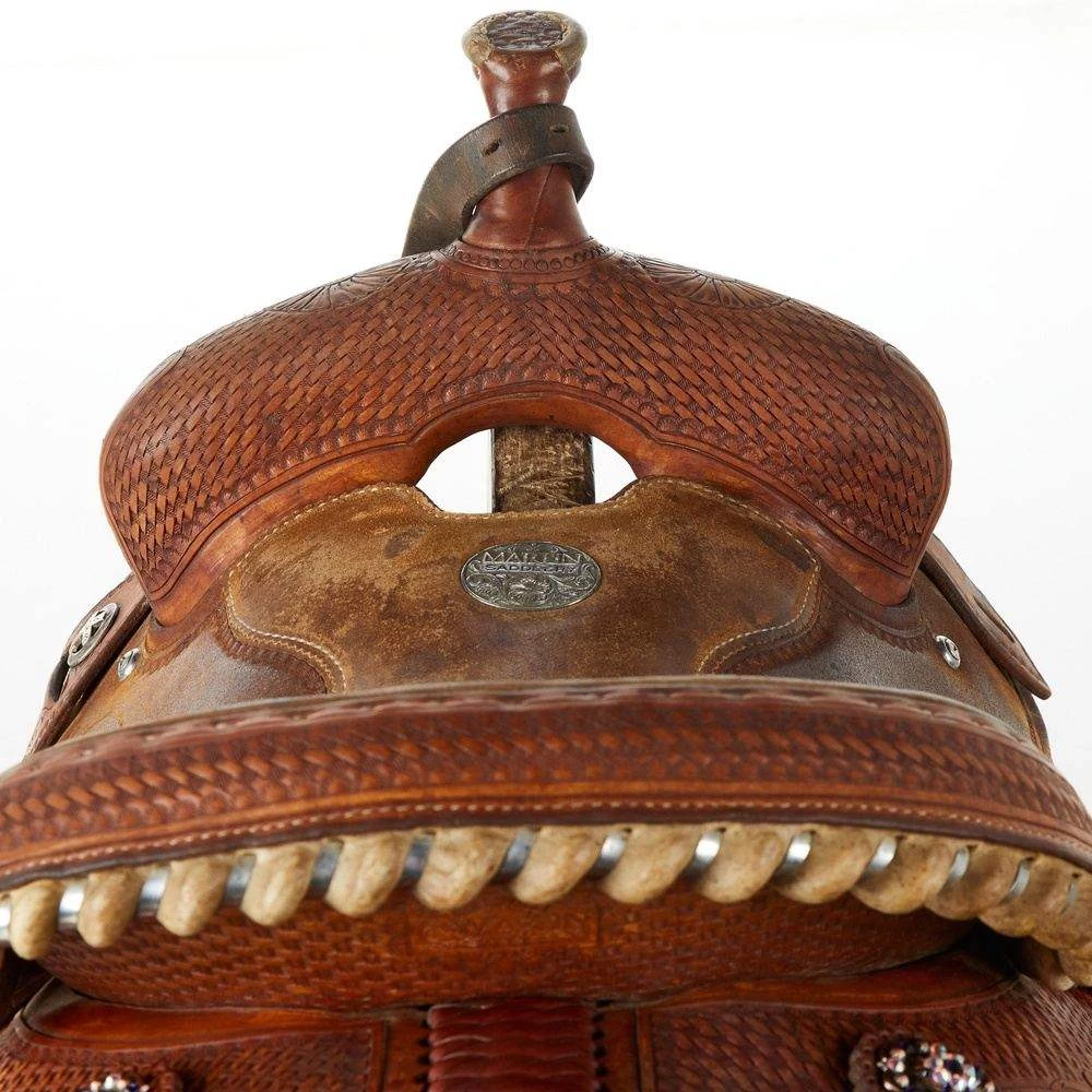 NRS Used 14in Martin Saddlery Barrel Saddle 3 NRS Used 14in Martin Saddlery Barrel Saddle - Image 3