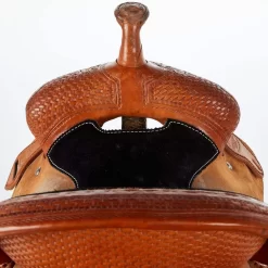 NRS Used 14in Teskeys Trophy Barrel Saddle -Equestrian Supplies Sale 02 416BR 03