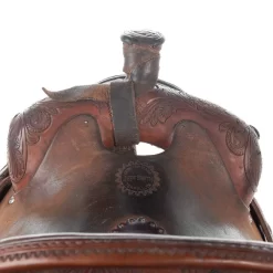 NRS Used 16in Jeff Smith Cowboy Saddle Ranch Roper -Equestrian Supplies Sale 03 238RR 3