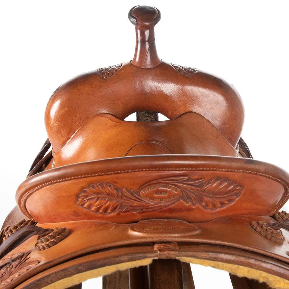 NRS Used 16in. Pablo Pedrini Cutting Saddle 3 NRS Used 16in. Pablo Pedrini Cutting Saddle - Image 3