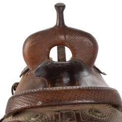 NRS Used 17' Cajun Saddlery Cutting Saddle -Equestrian Supplies Sale 04 112C 2