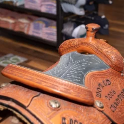 NRS Used 14in. Lazy L Trophy Team Roper -Equestrian Supplies Sale 08 018CR 10