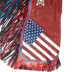 Jerry Beagley Braiding Co. Small Adult Chap W/Flag -Equestrian Supplies Sale 1001RF 41