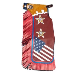 Jerry Beagley Braiding Co. Child/Peewee Chaps W/Flag -Equestrian Supplies Sale 1003F 3