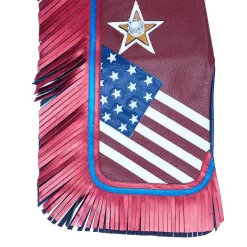 Jerry Beagley Braiding Co. Child/Peewee Chaps W/Flag -Equestrian Supplies Sale 1003F 4