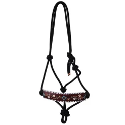 Rafter T Floral Vine Rope Halter