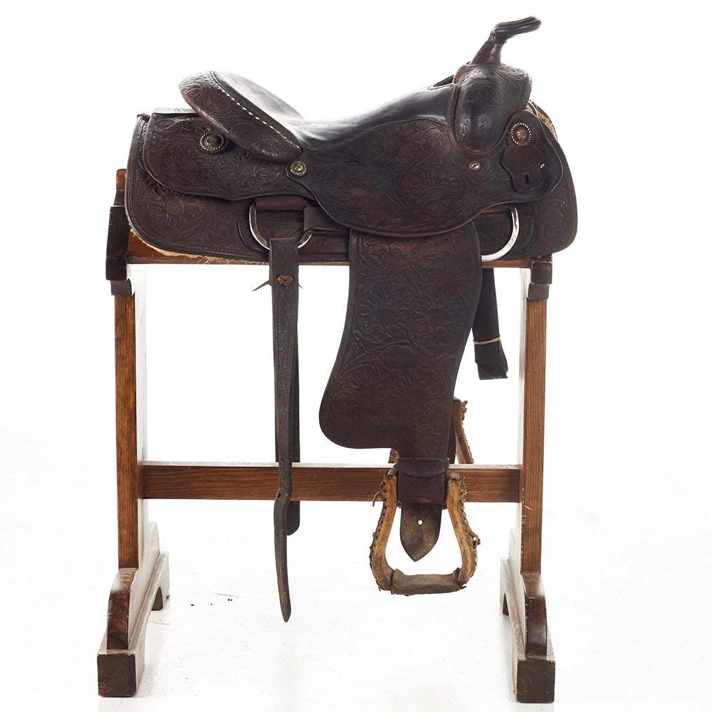 NRS Used 15.5in Longhorn All Around Saddle 2 NRS Used 15.5in Longhorn All Around Saddle - Image 2