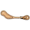 Cowboy Tack Roughout Buckstitch Youth Spur Straps