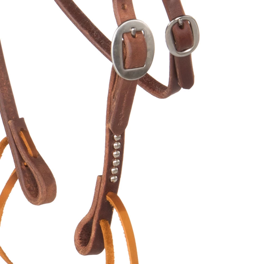 Cowperson Tack Dotted Browband Headstall 3 Cowperson Tack Dotted Browband Headstall - Image 3