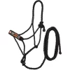 Tough 1 Mule Tape Halter With Beaded Nose And 10ft Lead Rope