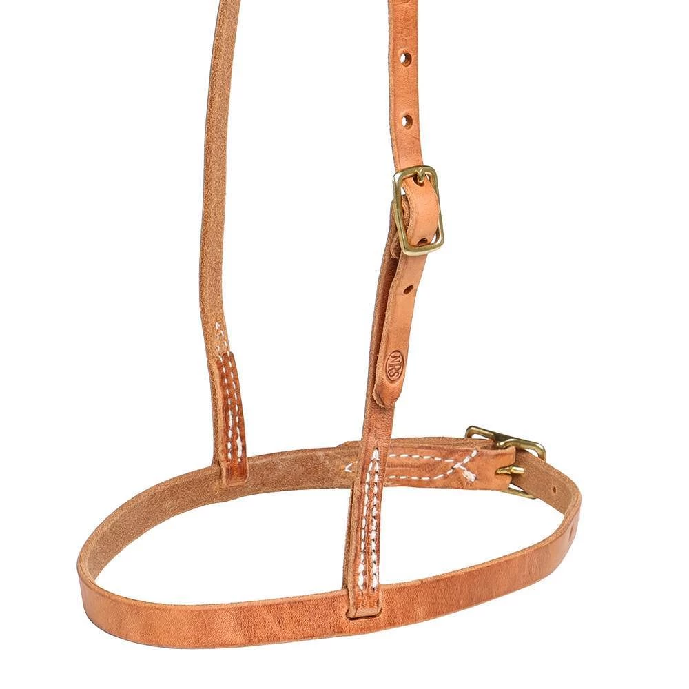 Nrs Tack Flat Leather Cavesson 1 Nrs Tack Flat Leather Cavesson