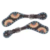 Circle Y Saddlery Sunflower Buckstitch Ladies Spur Straps