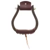 Partrade Trading Corporation Open Range 2 /4in. Dark Wood Bell Stirrups