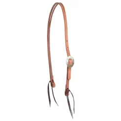 Martin Saddlery Harness Leather Split Ear Headstall With Guthrie Buckle