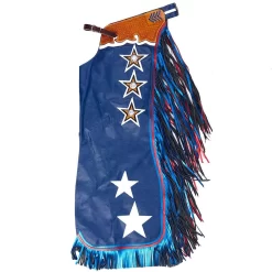 Jerry Beagley Braiding Co. Regular Adult Chap W/Flag