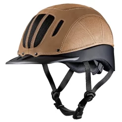 Troxel Tan Leather Sierra Riding Helmet