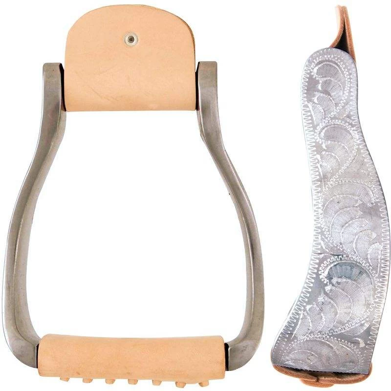 Engraved Aluminum Offset 2in Stirrups 1 Engraved Aluminum Offset 2in Stirrups