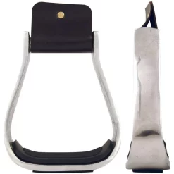2 In Aluminum Rubber Tread Stirrup