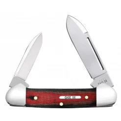 CASE XX Black Red Micarta - Baby Butterbean CA27854