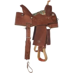 Nrs Competitors NRS Competitor Series Chocolate Youth Roughout Barrel Racing Saddle -Equestrian Supplies Sale 1411897Y 21