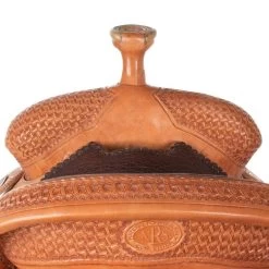 Nrs Competitors NRS 1/2 Breed Natural Windmill With Choc Bulhide Seat Team Roping Saddle -Equestrian Supplies Sale 1412128 3