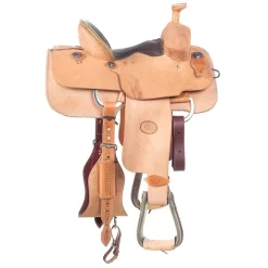 Nrs Competitors Natural Roughout Bullhide Seat Youth Team Roping Saddle -Equestrian Supplies Sale 1412136Y 31