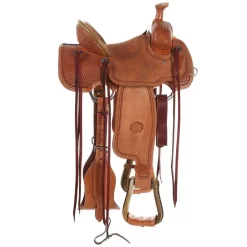 Nrs Competitors Natural 1/2 Breed Basket Stamp Youth Team Roping Saddle 8 Nrs Competitors Natural 1/2 Breed Basket Stamp Youth Team Roping Saddle -Equestrian Supplies Sale 1412188 04