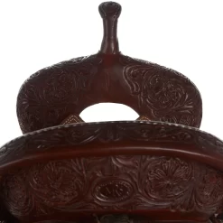 Nrs Competitors Heavy Oil Wyoming Flower Seat Rig Barrel Saddle -Equestrian Supplies Sale 1412189 03