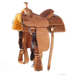 Martin Saddlery Martin Natural Antique Nutmeg Suede Seat Team Roper