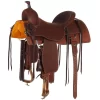 Martin Saddlery Chestnut Roughout Ranch Cutter