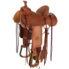 Nrs Competitors Natural 1/2 Breed Basket Stamp Youth Team Roping Saddle