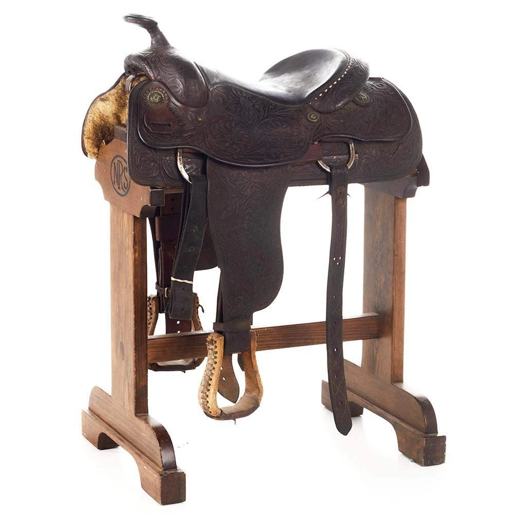 NRS Used 15.5in Longhorn All Around Saddle 1 NRS Used 15.5in Longhorn All Around Saddle