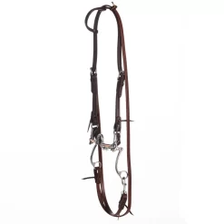 Nrs Tack Horse Bridle Set With Correctional Port 7 Shank Bit