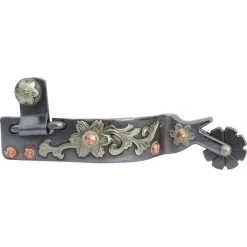 Professionals Choice Floral Copper Dot Chap Guard Spur