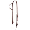Cowperson Tack Silver Bar Buckle Single Ear Headstall