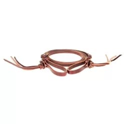 Nrs Tack Latigo Roping Rein W/Blood Knot