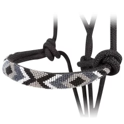 Cashel Company Black Beaded Rope Halter W/ 9ft Lead