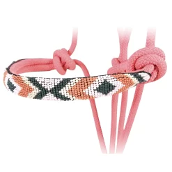 Cashel Company Pink Beaded Rope Halter W/ 9ft Lead