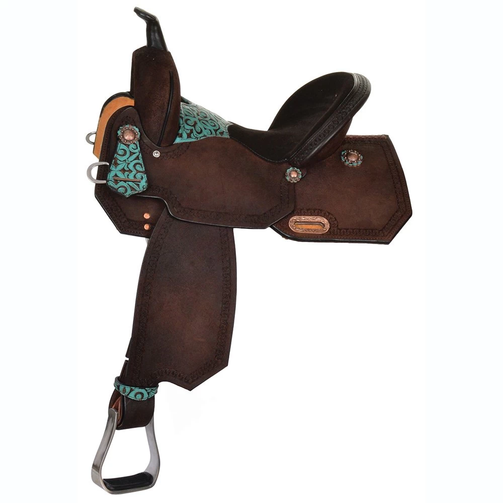 High Horse 15in. Madison Barrel Saddle 1 High Horse 15in. Madison Barrel Saddle