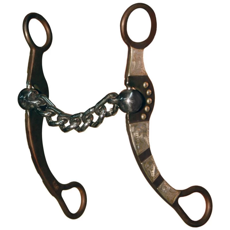 Reinsman Pro Roper Chain Shank Bit 1 Reinsman Pro Roper Chain Shank Bit