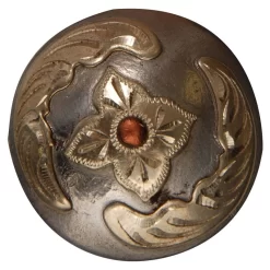 Cowpuncher 1 /2in. Floral Engraved Concho