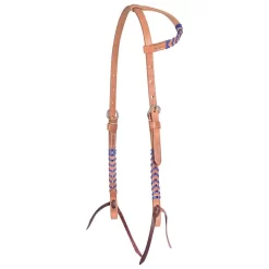 Martin Saddlery 5/8in Laced Harness Leather Single Ear Headstall -Equestrian Supplies Sale 211612 651585