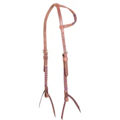 Martin Saddlery 5/8in Laced Harness Leather Single Ear Headstall -Equestrian Supplies Sale 211612 651587