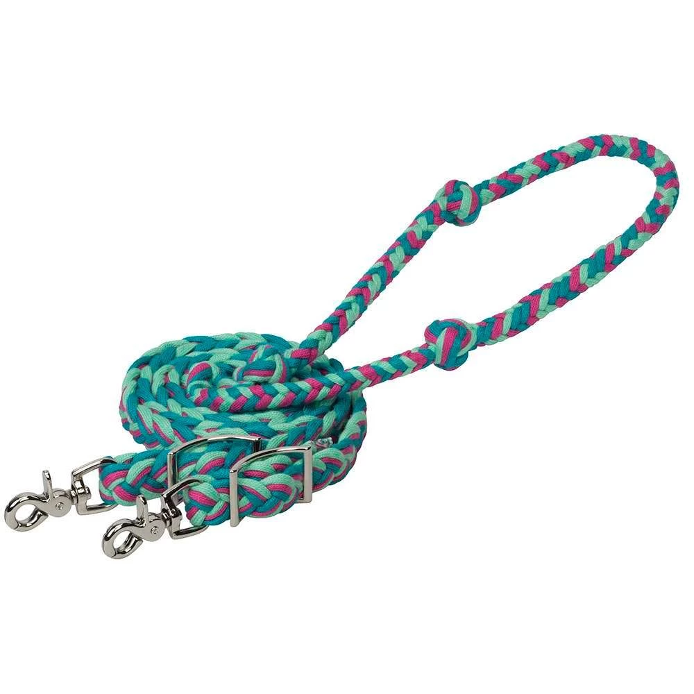 Weaver Leather Ecoluxe Bamboo 8ft Flat Barrel Reins 6 Weaver Leather Ecoluxe Bamboo 8ft Flat Barrel Reins - Image 6