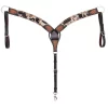 Rafter T Ranch Company Peppered Hide Breast Collar