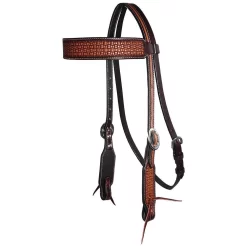 Professionals Choice Block Basket Browband Headstall